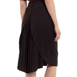 EUC Voodoo Vixen Witchy Retro Goth Glam Pleated Back Pencil Skirt, XL